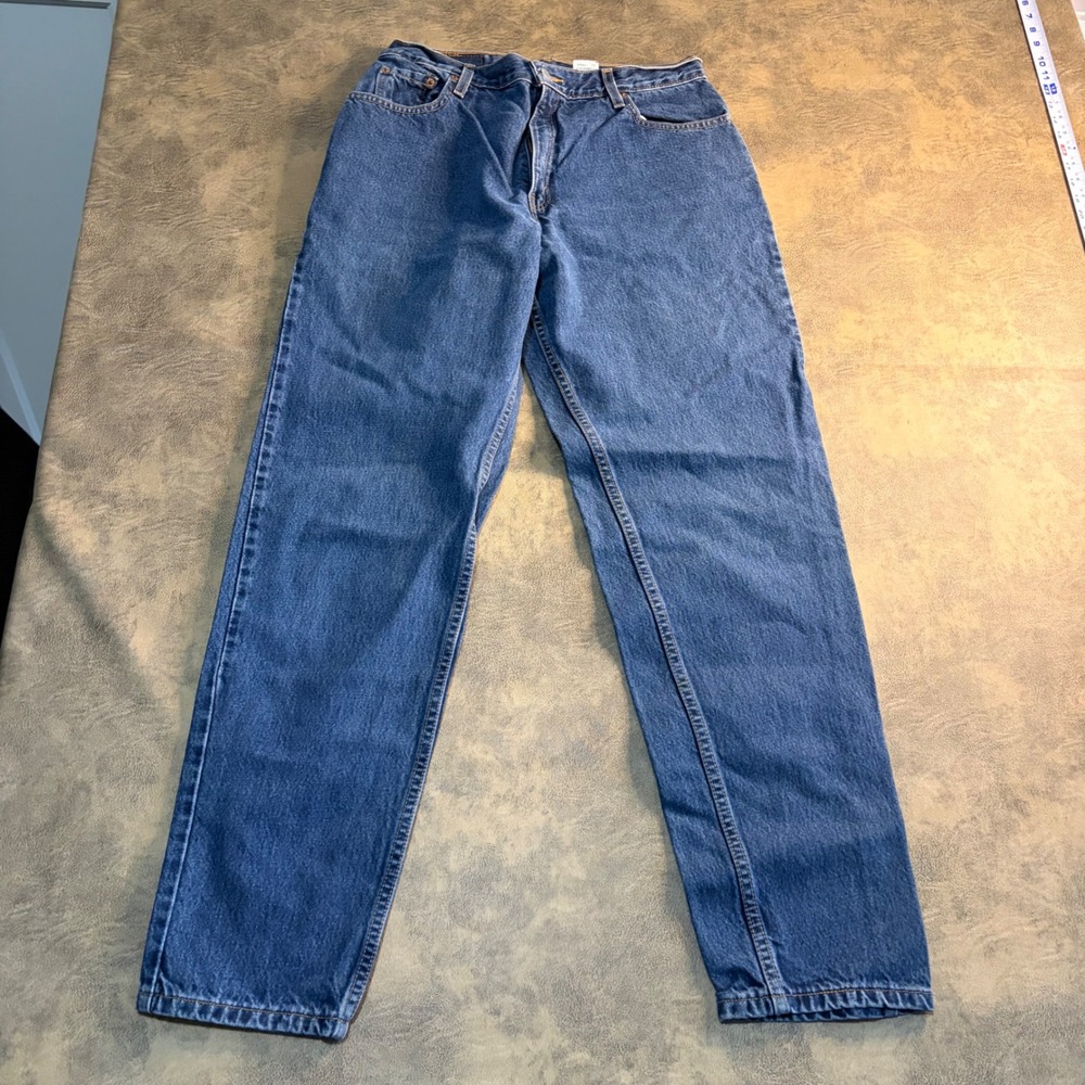 Levi's 550 Relaxed Fit Tapered Leg Jeans Womens 14 Reg L Blue Denim Vintage